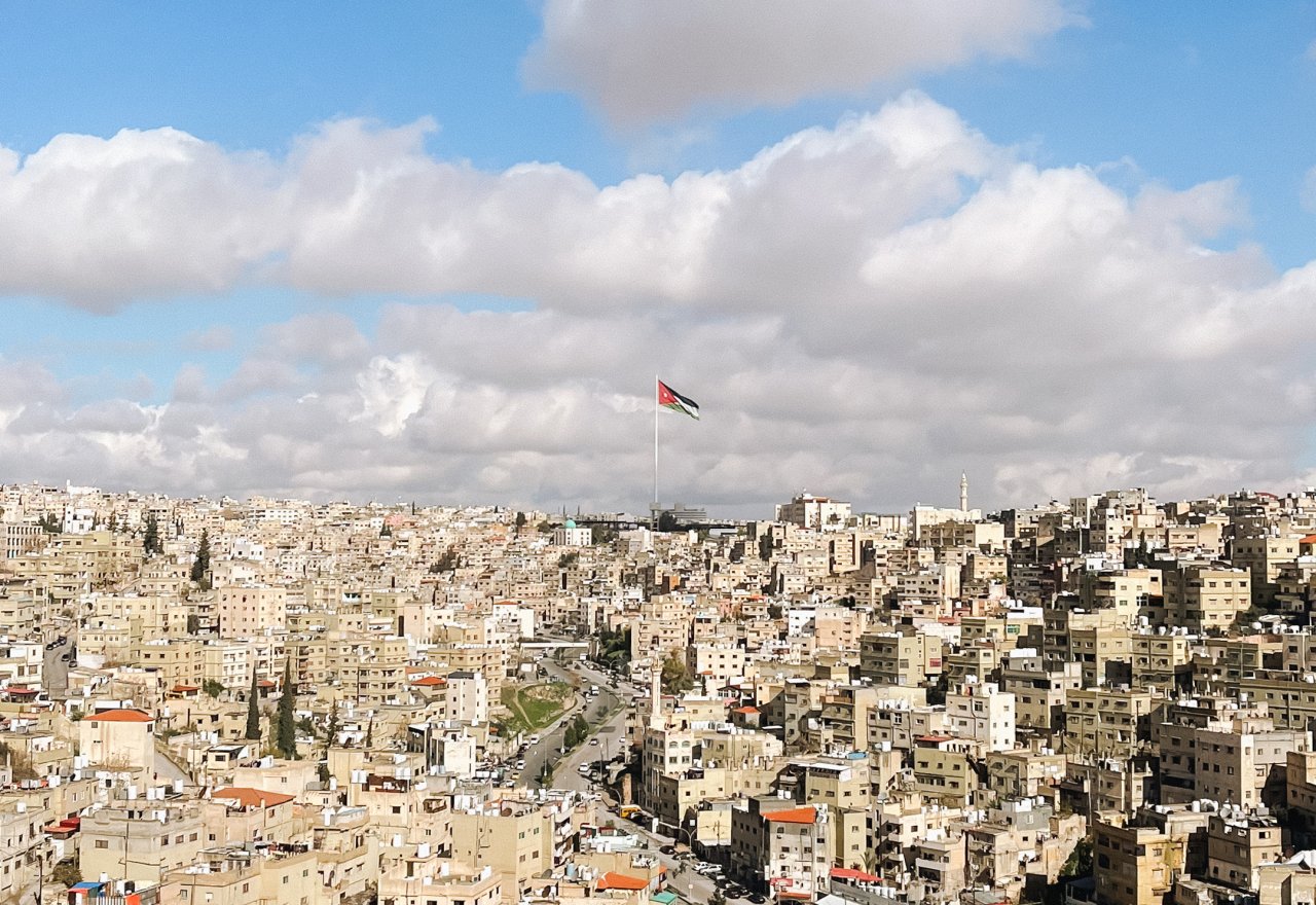 A photo of Amman's skyline